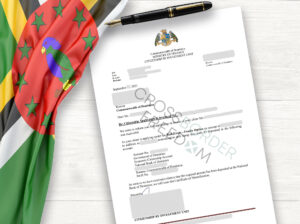 Dominica acceptance letter
